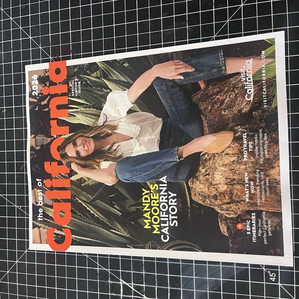 The Best of California Visitors Guide Magazine Mandy Moore Cover 2026